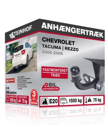 Anhængertræk Chevrolet TACUMA | REZZO med skruebart træk