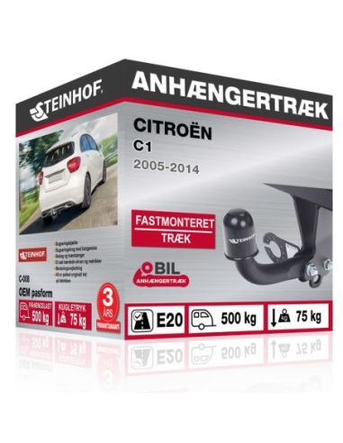 Anhængertræk Citroën C1 med skruebart træk