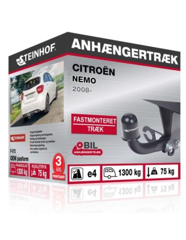 Anhængertræk Citroën NEMO med skruebart træk