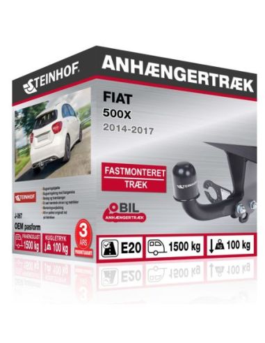 Anhængertræk Fiat 500X med skruebart træk