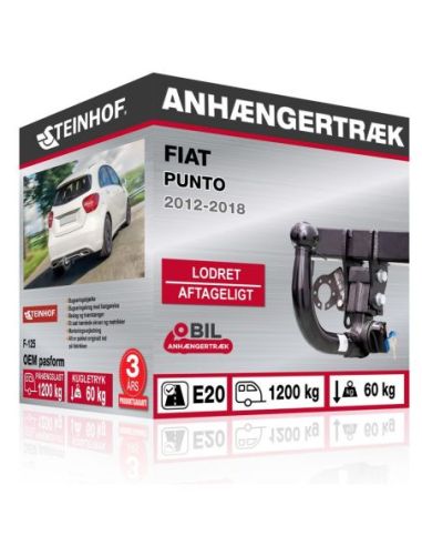 Anhængertræk Fiat PUNTO med lodret aftageligt træk