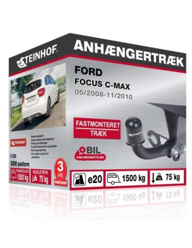 Anhængertræk Ford FOCUS C-MAX med skruebart træk