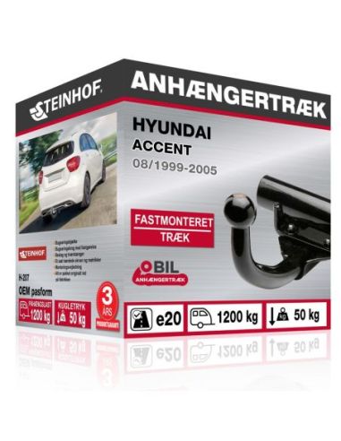 Anhængertræk Hyundai ACCENT med skruebart træk