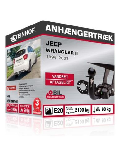 Anhængertræk Jeep WRANGLER II vandret aftageligt træk 