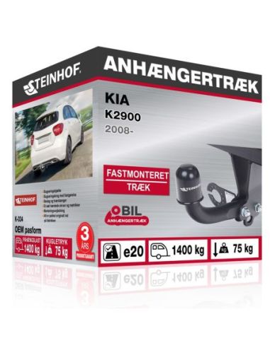 Anhængertræk Kia K2900 med skruebart træk