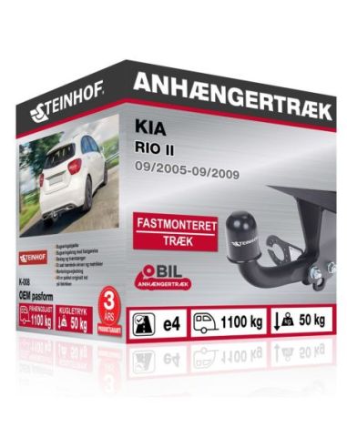 Anhængertræk Kia RIO II med skruebart træk