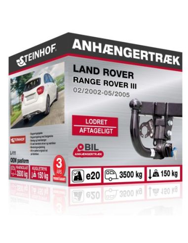 Anhængertræk Land Rover RANGE ROVER III med lodret aftageligt træk