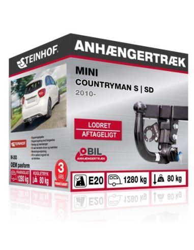 Anhængertræk Mini COUNTRYMAN S | SD med lodret aftageligt træk