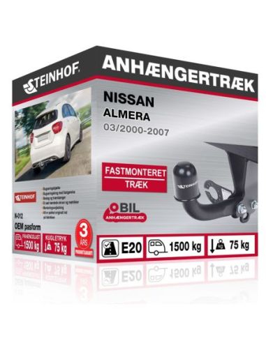 Anhængertræk Nissan ALMERA med skruebart træk