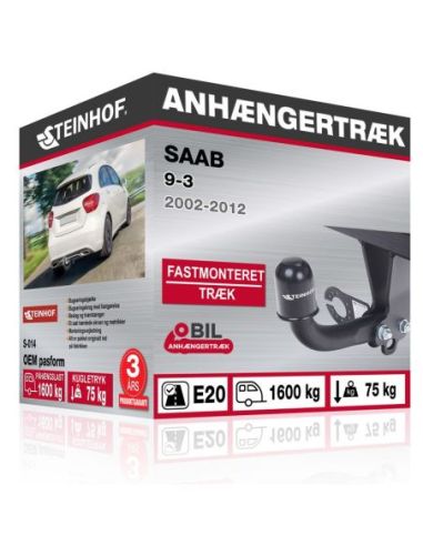 Anhængertræk Saab 9-3 med skruebart træk