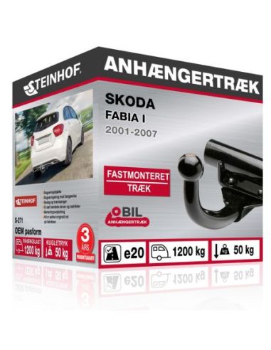 Anhængertræk Skoda FABIA I med skruebart træk