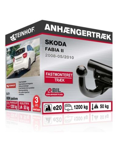 Anhængertræk Skoda FABIA II med skruebart træk