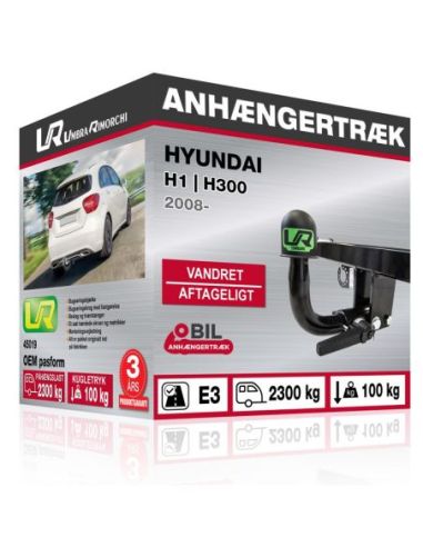 Anhængertræk Hyundai H1 | H300 vandret aftageligt træk 