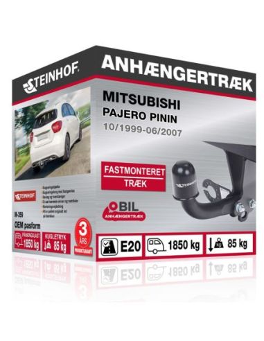 Anhængertræk Mitsubishi PAJERO PININ med skruebart træk