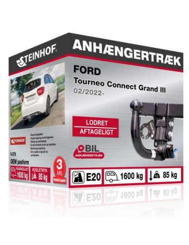 Anhængertræk Ford Tourneo Connect Grand III med lodret aftageligt træk