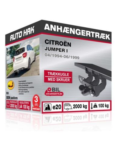 Anhængertræk Citroën JUMPER I skruebart med krave