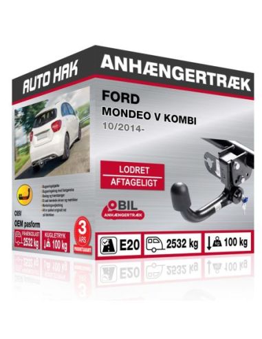 Anhængertræk Ford MONDEO V KOMBI med lodret aftageligt træk