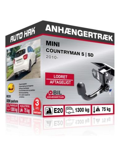 Anhængertræk Mini COUNTRYMAN S | SD med lodret aftageligt træk