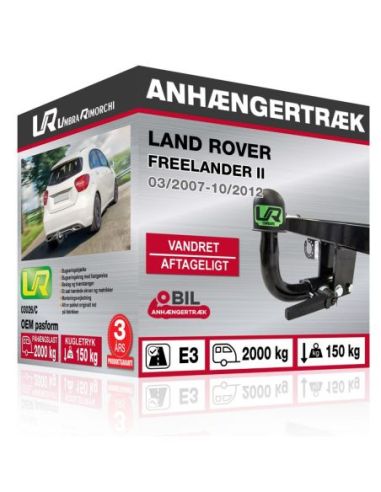 Anhængertræk Land Rover FREELANDER II vandret aftageligt træk 