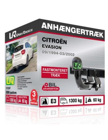 Anhængertræk Citroën EVASION med skruebart træk