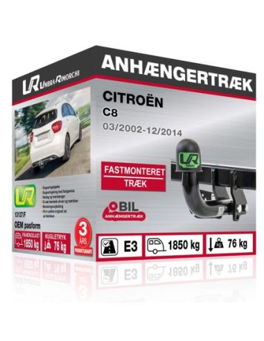 Anhængertræk Citroën C8 med skruebart træk