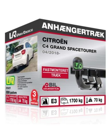 Anhængertræk Citroën C4 GRAND SPACETOURER med skruebart træk