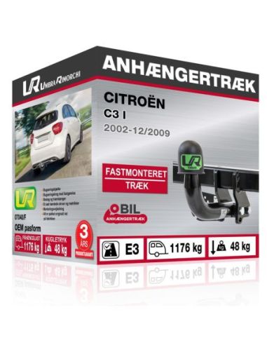 Anhængertræk Citroën C3 I med skruebart træk