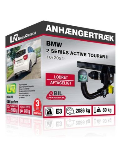 Anhængertræk BMW 2 SERIES ACTIVE TOURER II med lodret aftageligt træk